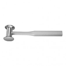 Bergmann Bone Mallet Stainless Steel, 23.5 cm - 9 1/4" Head Diameter - Weight 30.0 mm Ø - 245 Grams